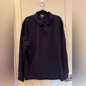 J. Crew Men's Dark Polo Shirt